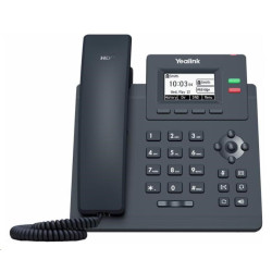 Yealink SIP-T31P IP telefon, 2,3" 132x64 grafický, 2x RJ45 10 100, PoE, 2x SIP, s adaptérem