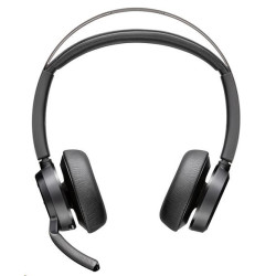 Poly Voyager Focus 2 bezdrátová náhlavní souprava, USB-A C adaptér, stereo