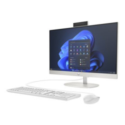 HP ProOne 240 G10 - Vše v jednom Core i3 N300 až 3.8 GHz - RAM 8 GB - SSD 512 GB - NVMe - Intel Graphics - Gigabit Ethernet, IEEE 802.11ax (Wi-Fi 6), Bluetooth 5.3 - žádný OS - monitor: LED 23.8" 1920 x 1080 (Full HD) @ 60 Hz - bílá - Smart Buy