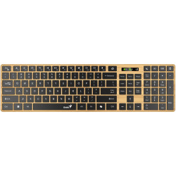 GENIUS Slimstar 7250BT bezdrátová 2,4GHz + BT5.0 Copilot USB barva borovice + černá CZ+SK layout