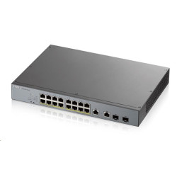 Zyxel GS1350-18HP 18 Port smart managed CCTV PoE switch, long range, 250W, 16x GbE, 2x combo RJ45 SFP