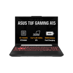 ASUS TUF Gaming A15 FA507NVR-HQ149W R7-7435HS 15,6" QHD 16GB 1TB SSD RTX 4060 W11H Gray 2R