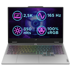 Lenovo LOQ 15IRX10 i7-14700HX 15,6" QHD 32GB 1TB RTX 5060 bez OS Gray 2R