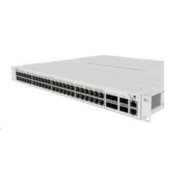 MikroTik Cloud Router Switch CRS354-48P-4S+2Q+RM, 650MHz CPU, 64MB, 1x10 100, 48xGLAN(PoE), 4xSFP+, 2xQSFP, vč. L5