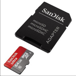SanDisk MicroSDHC karta 32GB Ultra (100MB s, Class 10, Android) + adaptér