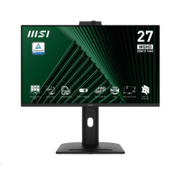 MSI Pro MP275QPDG LCD IPS/PLS/WVA 27" 2560 x 1440 1ms 250nitů 1 300:1 100Hz  Repro Pivot USB-C  Černá