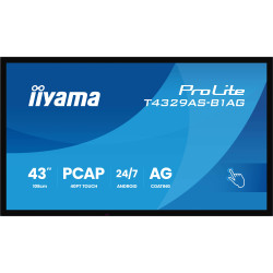 43" iiyama T4329AS-B1AG1:IPS,4K UHD,Android,24 7