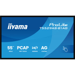 55" iiyama T5529AS-B1AG: IPS, 4K UHD,Android,24 7