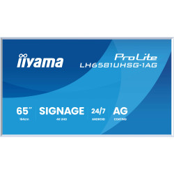 iiyama ProLite LH6581UHSG-1AG LCD VA 65" 3840 x 2160 6,5ms 500 nitů 5000:1 60Hz 24/7