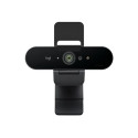 Logitech BRIO 4K - Žive streamovací kamera - barevný - 13 MP - 3840 x 2160 - audio - USB-C