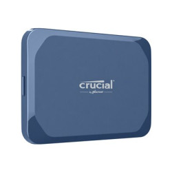 Crucial X10 - SSD - šifrovaný - 4 TB - externí (prenosný) - USB 3.2 Gen 2x2 (USB-C konektor) - AES 256 bitu - matná modr