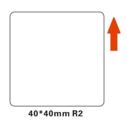 Niimbot štítky R 40x40mm 180ks White pro B21, B21S, B3S, B1