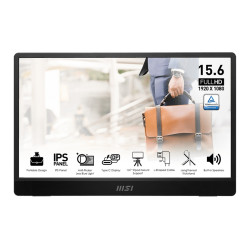 MSI Pro MP161 E2U 15,6" IPS FHD 60Hz 4ms Black 2R