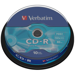 VERBATIM CD-R(10-Pack)Spindle EP DL 52x 700MB