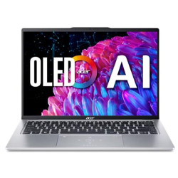 Acer Swift Go 14 (SFG14-73-58YF) Core Ultra 5 125U 16 GB 512GB SSD 14" WQ2.2K 2240x1400 IPS Win11 Home stříbrná 
