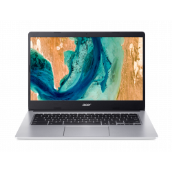 Acer Chromebook 14 - 14" MT8183 4G 128GB Chrome stříbrný
