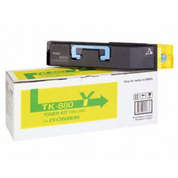 Originální toner, Kyocera, Kyocera Mita FS C8500DN, yellow, TK880Y, 18000 str.