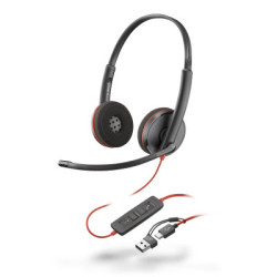 Poly BW 3220 Stereo USB-C HS +USB-C A