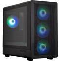 Zalman skříň M5 Black miniT 4x120mm ARGB fan USB 2.0 USB 3.0 USB-C mesh panel černá