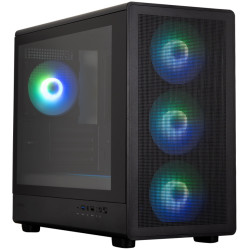 Zalman skříň M5 Black miniT 4x120mm ARGB fan USB 2.0 USB 3.0 USB-C mesh panel černá