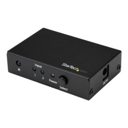 StarTech.com 2 Port HDMI Switch - 4K 60Hz - Supports HDCP - IR - HDMI Selector - HDMI Multiport Video Switcher - HDMI Switcher (VS221HD20) - Spínac video audio - 2 x HDMI - desktop - pro P N: SVA5H2NEUA