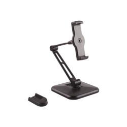 StarTech.com Universal Tablet Stand - Portable Tablet Stand w Optional Wallmount Base - Adjustable Pivoting Tablet Stand (ARMTBLTDT) - Montážní sada (montážní deska pro umístení na zdi, základna stojanu, tlacítko, kryt základny) - nastavitelné rameno - pro tablet - hliník, plast - velikost obrazovky: 4.7"-12.9" - montáž na stenu - pro P N: DK30CHPH, STSCART