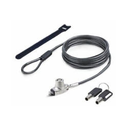 StarTech.com Slim Lock Noble Wedge Slot Compatible, 6.6ft Locking Cable - Bezpecnostní kabelový zámek - anti-theft - 2 m - kompatibilní s TAA