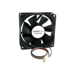 StarTech.com 80x25mm Computer Case Fan with PWM - Pulse Width Modulation Connector - computer cooling Fan - 80mm Fan - pwm Fan (FAN8025PWM) - Ventilátor skríne - 80 mm - cerná