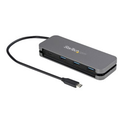StarTech.com 4 Port USB C Hub - 3x USB-A 1xUSB-C - 5Gbps USB 3.0 Type-C Hub (3.2 Gen 1) - Bus Powered - 11.2" Cable w Cable Management (HB30CM3A1CB) - Rozbocovac - 3 x USB 3.2 Gen 1 + 1 x USB-C 3.2 Gen 1 - desktop