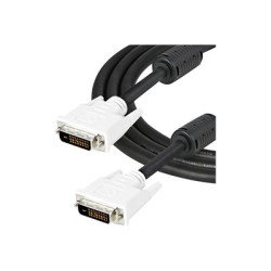 StarTech.com 2m DVI-D Dual Link Cable - Male to Male DVI-D Digital Video Monitor Cable - 25 pin DVI-D Cable M M Black 2 Meter - 2560x1600 (DVIDDMM2M) - Kabel DVI - dva spoje - DVI-D (M) do DVI-D (M) - 2 m - cerná