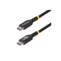 StarTech.com 2m USB C Charging Cable, USB-IF Certified USB-C Cable, 240W - USB kabel - 24 pin USB-C (M) do 24 pin USB-C (M) - USB 2.0 - 48 V - 5 A - 2 m - napájení USB (240 W), technologie Extended Power Range (EPR), podpora napájení Power Delivery 3.1 - cerná