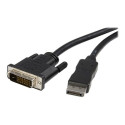 StarTech.com 10 ft DisplayPort to DVI Video Adapter Converter Cable - M M (DP2DVIMM10) - Kabel DisplayPort - DisplayPort (M) do DVI-D (M) - 3 m - cerná - pro P N: DPPNLFM3, DPPNLFM3PW