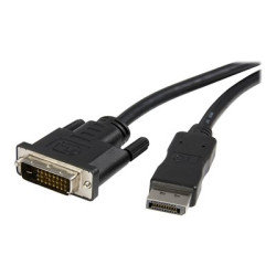 StarTech.com 10 ft DisplayPort to DVI Video Adapter Converter Cable - M M (DP2DVIMM10) - Kabel DisplayPort - DisplayPort (M) do DVI-D (M) - 3 m - cerná - pro P N: DPPNLFM3, DPPNLFM3PW