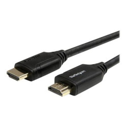 StarTech.com StarTech.com Premium Certified High Speed HDMI 2.0 Cable with Ethernet - 10ft 3m - Ultra HD 4K 60Hz - 10 feet HDMI Male to Male Cord - 30AWG (HDMM3MP) - Kabel HDMI s ethernetem - HDMI s piny (male) do HDMI s piny (male) - 3 m - cerná - pro P N: EXTEND-HDMI-4K40C6P1, KITBXAVHDPEU, KITBXAVHDPUK, KITBXDOCKPEU, KITBXDOCKPUK