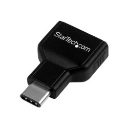 StarTech.com USB-C to USB Adapter - USB-C to USB-A - USB 3.1 Gen 1 - 5Gbps - USB C Adapter - USB Type C (USB31CAADG) - USB adaptér - 24 pin USB-C (M) do USB typ A (F) - USB 3.1 - cerná - pro P N: HB31C2A1CGS, HB31C2A2CB, HB31C3A1CS, HB31C3ASDMB, HB31C4AS, PEXUSB311AC3