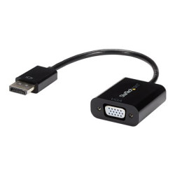 StarTech.com DisplayPort to VGA Display Adapter - 1080p 1920x1200 - Active DP to VGA (Male to Female) HD Video Converter for laptop PC Monitor (DP2VGA3) - Adaptér obrazovky - DisplayPort (M) do HD-15 (VGA) (F) - 10 cm - aktivní - cerná - pro P N: DK31C3HDPD, DK31C3HDPDUE, DKM30CHDPD, DKM30CHDPDUE, SV231QDPU34K, TB32DP14