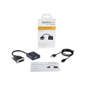 StarTech.com DVI-D to VGA Active Adapter Converter Cable - 1080p - DVI to VGA Converter box (DVI2VGAE) - Video adaptér - DVI-D, Micro-USB typ B (pouze napájení) do HD-15 (VGA) (F) - 24.8 m - podpora 1920 x 1200 (WUXGA), aktivní - cerná