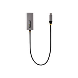 StarTech.com USB-C to Ethernet Adapter, 10 100 1000 Mbps, Gigabit Network Adapter w ASIX AX88179A Chip, 1ft 30cm Cable, USB Type C to RJ45 Ethernet Dongle, USB C to LAN Adapter, Windows macOS Linux ChromeOS (US1GC30B2) - Sítový adaptér - USB-C - Gigabit Ethernet x 1 - šedá