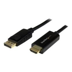 StarTech.com 3 m (10 ft.) DisplayPort to HDMI Adapter Cable - 4K 30Hz DP to HDMI Converter Cable - Computer Monitor Cable (DP2HDMM3MB) - Kabel adaptéru - DisplayPort s piny (male) do HDMI s piny (male) - 3 m - podporuje 4K
