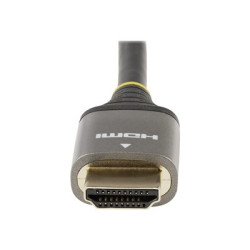 StarTech.com 6ft (2m) HDMI 2.1 Cable, Certified Ultra High Speed HDMI Cable 48Gbps, 8K 60Hz 4K 120Hz HDR10+ eARC, Ultra HD 8K HDMI Cable Cord w TPE Jacket, For UHD Monitor TV Display - Dolby Vision Atmos, DTS-HD (HDMM21V2M) - Ultra High Speed - kabel HDMI s ethernetem - HDMI s piny (male) do HDMI s piny (male) - 2 m - dvojnásobne stínený - šedá, cerná - pasivní, podpora 4K120Hz, podpora 8K60Hz - pro P N: 4PORT-8K-HDMI-SWITCH