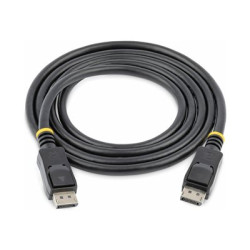 StarTech.com 0.5m Short DisplayPort 1.2 Cable with Latches DisplayPort 4k - Kabel DisplayPort - DisplayPort (M) do DisplayPort (M) - 50 cm - opatrený západkou - cerná