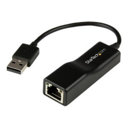 StarTech.com USB 2.0 to 10 100 Mbps Ethernet Network Adapter Dongle - USB Network Adapter - USB 2.0 Fast Ethernet Adapter - USB NIC (USB2100) - Sítový adaptér - USB 2.0 - 10 100 Ethernet - cerná
