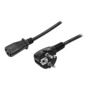 StarTech.com 2m (6ft) Computer Power Cord, 18AWG, EU Schuko to C13 Power Cord, 10A 250V, Black Replacement AC Cord, TV Monitor Power Cable, Schuko CEE 7 7 to IEC 60320 C13 Power Cord - PC Power Supply Cable - Elektrický kabel - power IEC 60320 C13 do power CEE 7 7 (M) - 1.8 m - cerná - pro P N: KITBXAVHDPEU, KITBXDOCKPEU