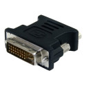 StarTech.com DVI to VGA Cable Adapter - Black - M F - DVI-I to VGA Converter Adapter (DVIVGAMFBK) - Adaptér VGA) - DVI-I (M) do HD-15 (VGA) (F) - lisovaný, krídlové šrouby - cerná