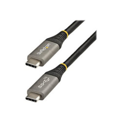 StarTech.com 6ft (2m) USB C Cable 5Gbps, High Quality USB-C Cable, USB 3.1 3.2 Gen 1 Type-C Cable, 100W (5A) Power Delivery Charging, DP Alt Mode, USB C to C Cord, Charge & Sync - Thunderbolt 3 Compatible (USB315CCV2M) - USB kabel - 24 pin USB-C (M) do 24 pin USB-C (M) - USB 3.1 Gen 2 Thunderbolt 3 DisplayPort 1.4 - 2 m - podpora 8K30Hz, USB napájení (5 A, 100 W) - šedá, cerná - pro P N: DK30C2DAGPD, DK30C2HAGPD