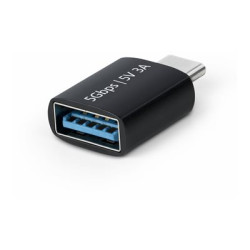 StarTech.com USB-C to USB-A Adapter, USB 5Gbps, Compact USB-C Male to USB-A Female Adapter, Durable Metal Housing, M F - USB adaptér - 24 pin USB-C (M) do USB (F) - USB 3.2 Gen 1 - 5 V - 3 A - pasivní, up to 5 Gbps data transfer rate - cerná