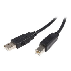 StarTech.com 2m USB 2.0 A to B Cable M M - Kabel USB - USB (M) do USB typ B (M) - USB 2.0 - 2 m - cerná