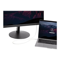StarTech.com 6.6ft (2m) Thunderbolt 3 Cable, 20Gbps, 100W PD, 4K Video, Thunderbolt-Certified, Compatible w TB4 USB 3.2 DisplayPort - Kabel Thunderbolt - 24 pin USB-C (M) do 24 pin USB-C (M) - USB 3.1 Gen 2 Thunderbolt 3 DisplayPort 1.2 - 2 m - podporuje 4K - bílá - pro P N: CDP2HDUACP, CDP2HDUACPW