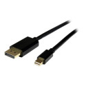 StarTech.com 4m Mini DisplayPort to DisplayPort Adapter Cable - M M - 4m Mini DisplayPort to DisplayPort - Mini DP to DP Cable (MDP2DPMM4M) - Kabel DisplayPort - Mini DisplayPort (M) do DisplayPort (M) - 4 m - cerná - pro P N: CDP2MDP, CDP2MDPEC, CDP2MDPFC, CDPVDHDMDP2G, CDPVDHDMDPRG, CDPVDHDMDPSG, CDPVDHMDPDP
