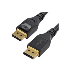 StarTech.com 13ft 4m VESA Certified DisplayPort 1.4 Cable, 8K 60Hz HBR3 HDR, Super UHD DisplayPort to DisplayPort Monitor Cord, Ultra HD 4K 120Hz DP 1.4 Video Cable M M DP Connectors - DP 1.4 Latching Cable - Kabel DisplayPort - DisplayPort (M) s jazýckem do DisplayPort (M) s jazýckem - DisplayPort 1.4 - 4 m - podpora 8K - cerná